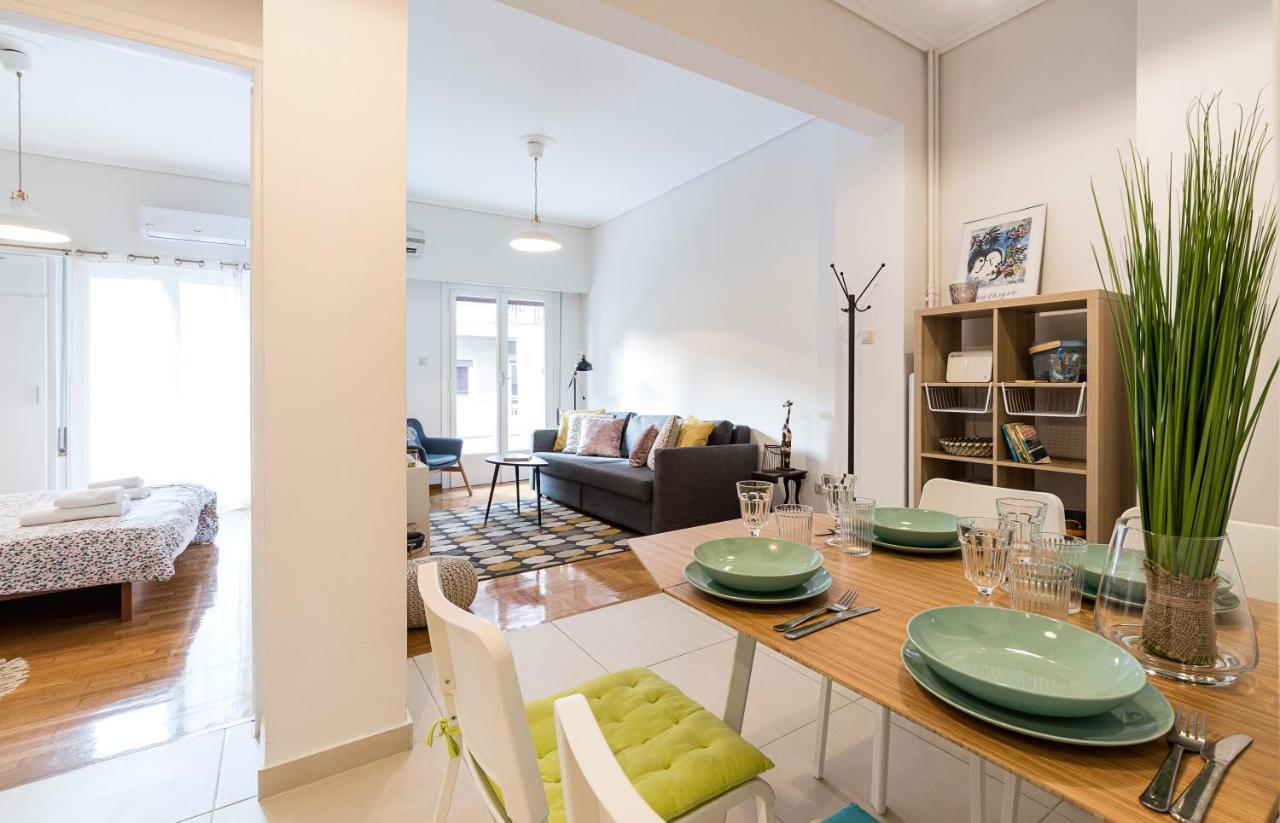 1 Km From The Acropolis 1 Bedroom Apt Netflix And Washing Machine Athen Eksteriør billede
